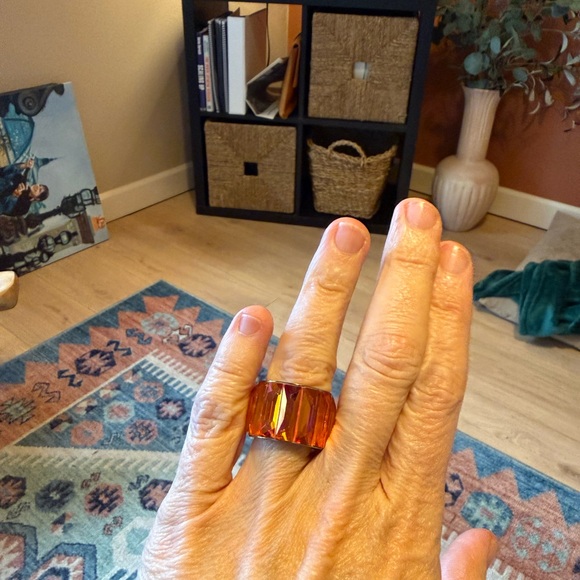 Swarovski Curiosa Crystal Cocktail Ring - Picture 10 of 15